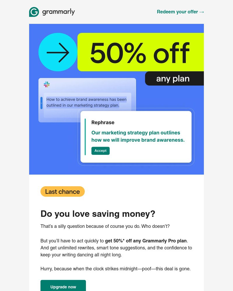 Screenshot of email with subject /media/emails/last-chance-grammarly-pro-for-50-off-ends-at-midnight-e78054-cropped-95f9e005.jpg