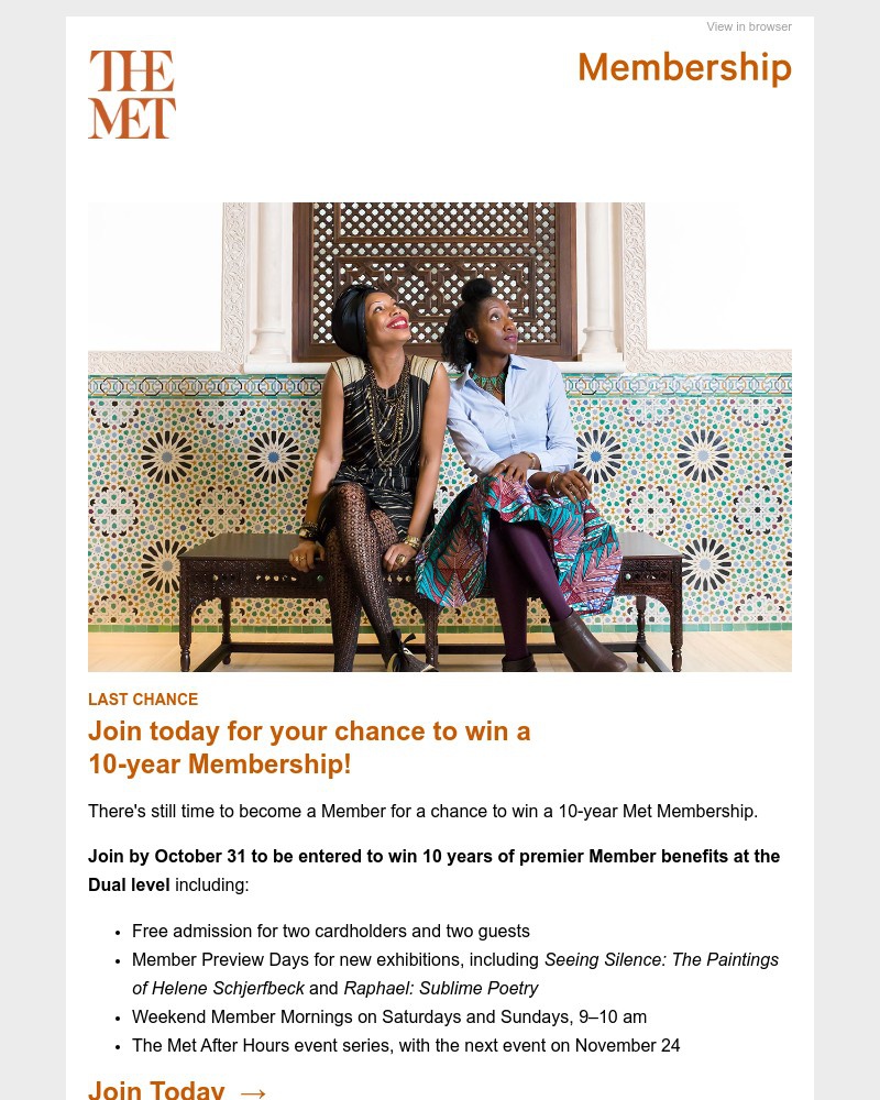 Screenshot of email with subject /media/emails/last-chance-join-for-a-chance-to-win-a-10-year-membership-d88c01-cropped-db626e79.jpg