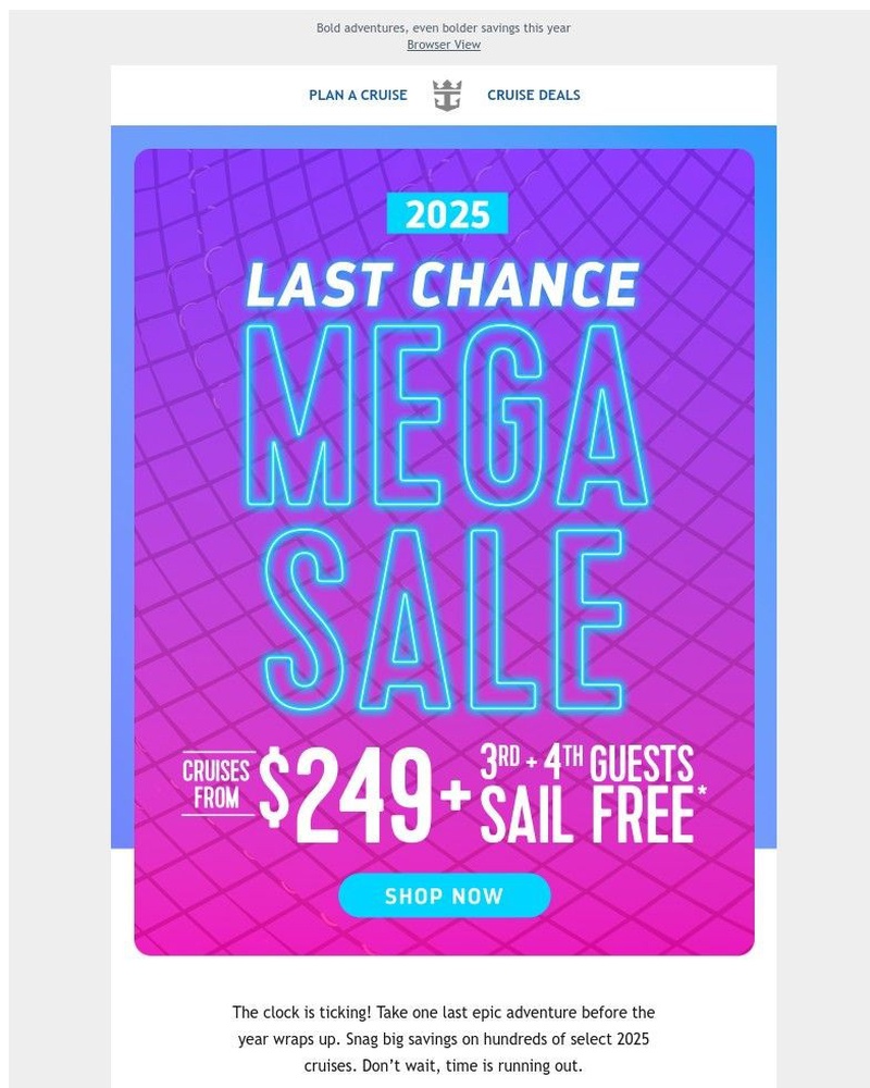 Screenshot of email with subject /media/emails/last-chance-mega-sale-2025-cruises-from-just-249-4ffd81-cropped-6255680b.jpg