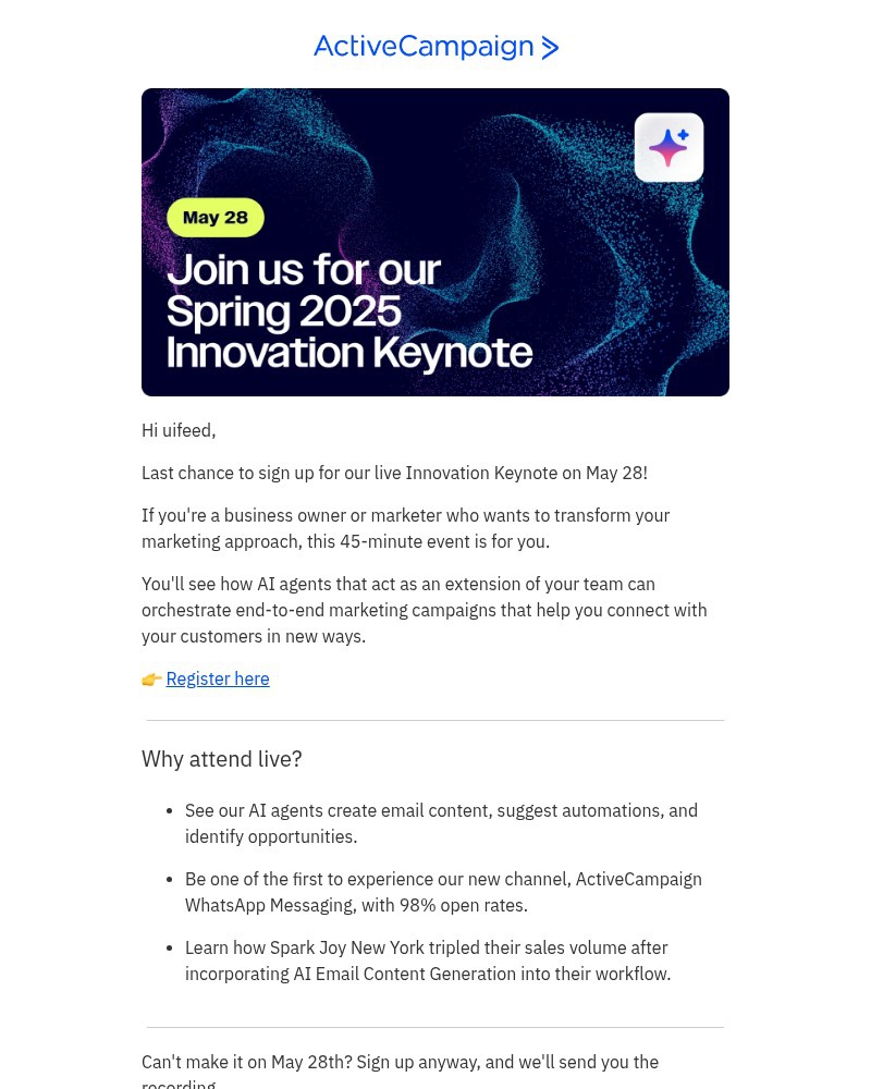 Screenshot of email with subject /media/emails/last-chance-sign-up-for-our-innovation-keynote-may-28-8ed7df-cropped-12c328b1.jpg