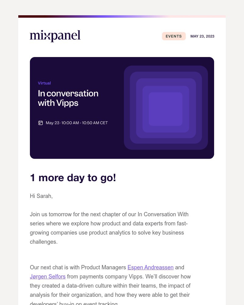 Screenshot of email with subject /media/emails/last-chance-to-register-for-in-conversation-with-vipps-23-may-2023-b588a4-cropped_NPa7hTH.jpg
