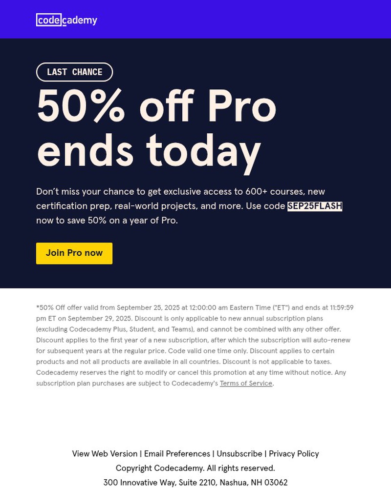 Screenshot of email with subject /media/emails/last-chance-to-save-on-pro-537324-cropped-12a67bd8.jpg