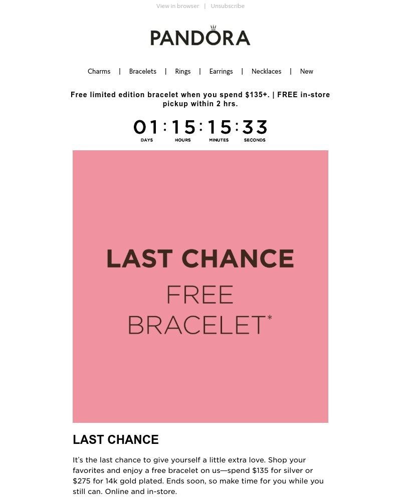 Screenshot of email with subject /media/emails/last-chance-to-treat-yourself-a-free-bracelet-4744d0-cropped-b8cbd3bd.jpg