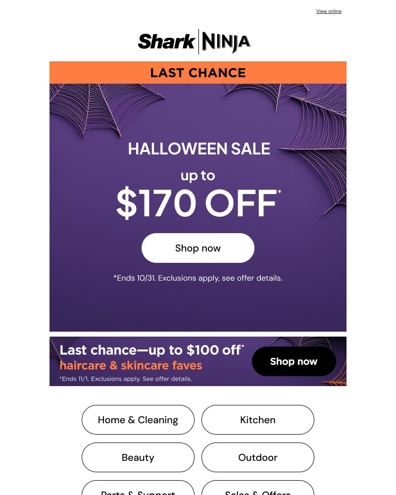 Screenshot of email sent to a Shark Newsletter subscriber