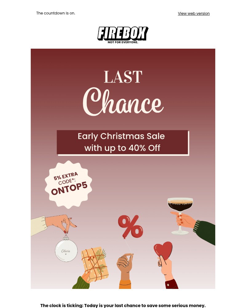 Screenshot of email with subject /media/emails/last-chance-up-to-40-off-5-extra-9cbcef-cropped-2aebe3be.jpg