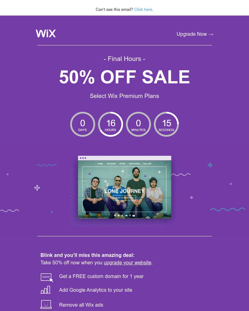 Screenshot of email with subject /media/emails/last-chancesave-50-with-wix-2b2fa3-cropped-81454e6b.jpg
