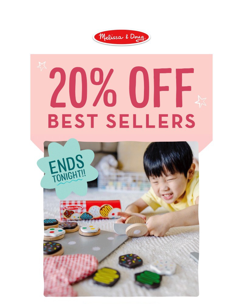 Screenshot of email sent to a Melissa & Doug Newsletter subscriber