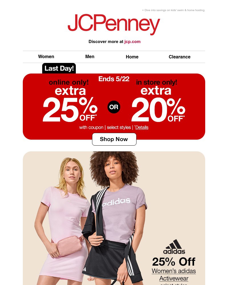 Screenshot of email with subject /media/emails/last-day-extra-20-off-in-store-jump-on-adidas-deals-5572dc-cropped-d99a9d70.jpg