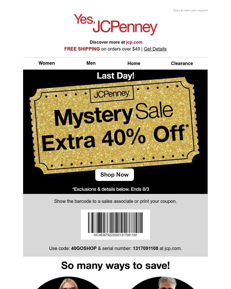 Screenshot of email with subject /media/emails/last-day-extra-40-off-mystery-sale-savings-are-hot-50ecf9-cropped-6e6e4b4b.jpg