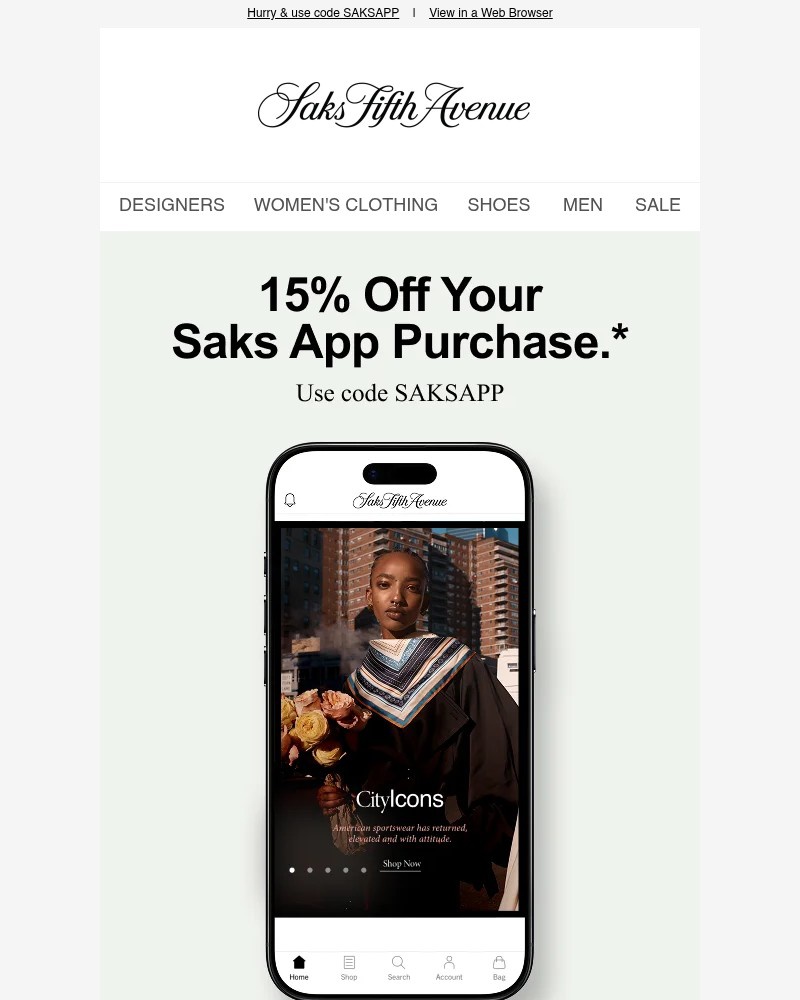 Screenshot of email with subject /media/emails/last-day-for-15-off-your-saks-app-purchase-13bc2d-cropped-c6336a2b.jpg