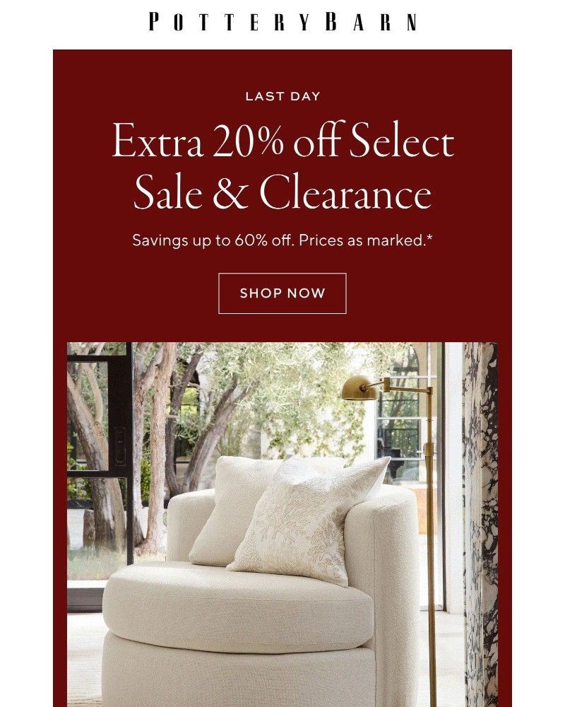 Screenshot of email with subject /media/emails/last-day-for-an-extra-20-off-clearance-e4b9d2-cropped-06aec973.jpg