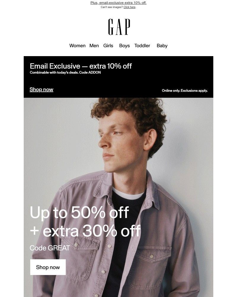 Screenshot of email with subject /media/emails/last-day-for-up-to-50-off-extra-30-with-your-code-great-d0ff36-cropped-08ad697d.jpg