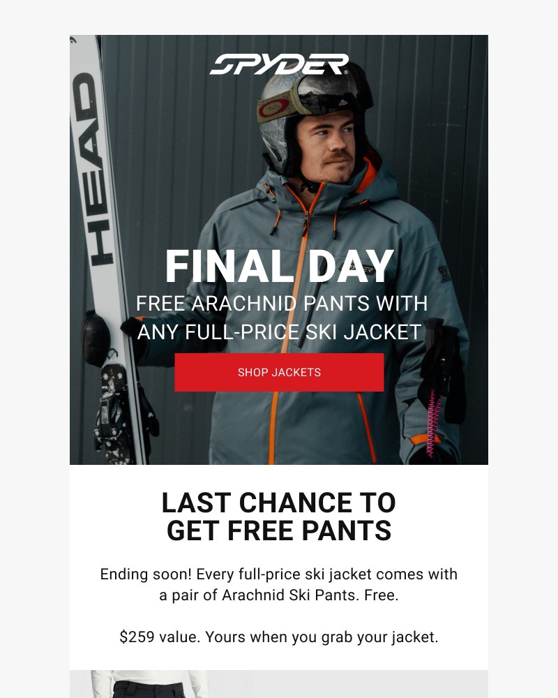 Screenshot of email with subject /media/emails/last-day-free-ski-pants-weekend-97c5a2-cropped-f4473e7e.jpg