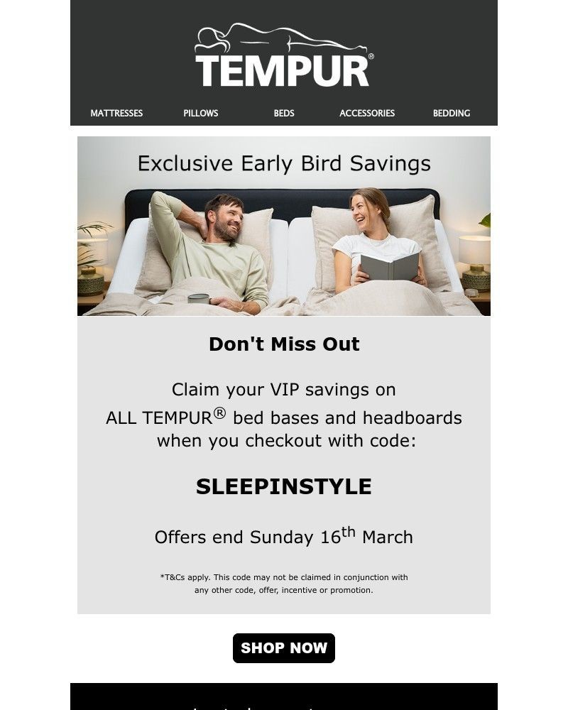 Screenshot of email with subject /media/emails/last-day-of-tempur-early-bird-savings-e5171a-cropped-af134c8a.jpg