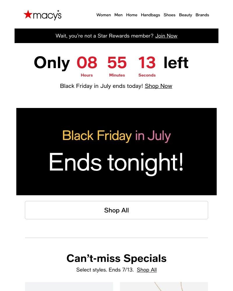 Screenshot of email with subject /media/emails/last-final-call-black-friday-in-july-ends-in-a-few-hours-9be94c-cropped-1dd734e4.jpg