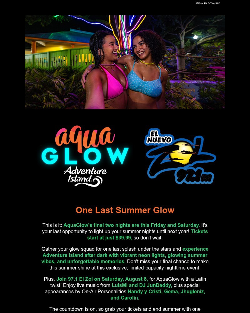 Screenshot of email with subject /media/emails/last-two-nights-of-aquaglow-this-weekend-5c7fd7-cropped-d5a36134.jpg