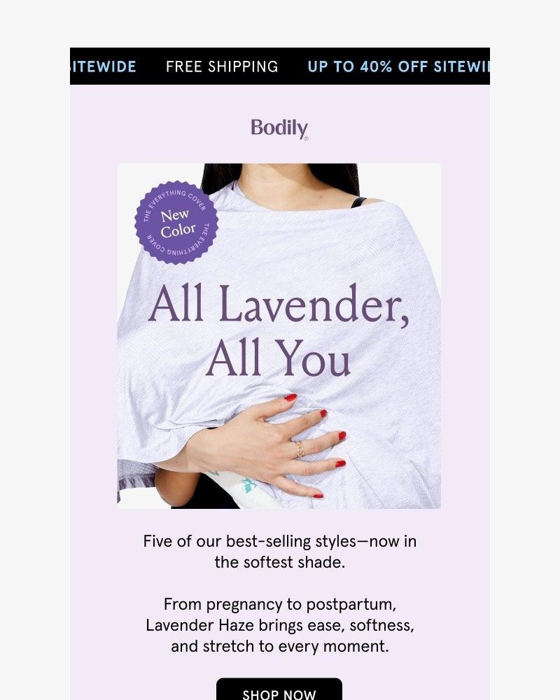 Screenshot of email with subject /media/emails/lavender-haze-fans-youre-going-to-love-this-fb27e3-cropped-cd79b79f.jpg