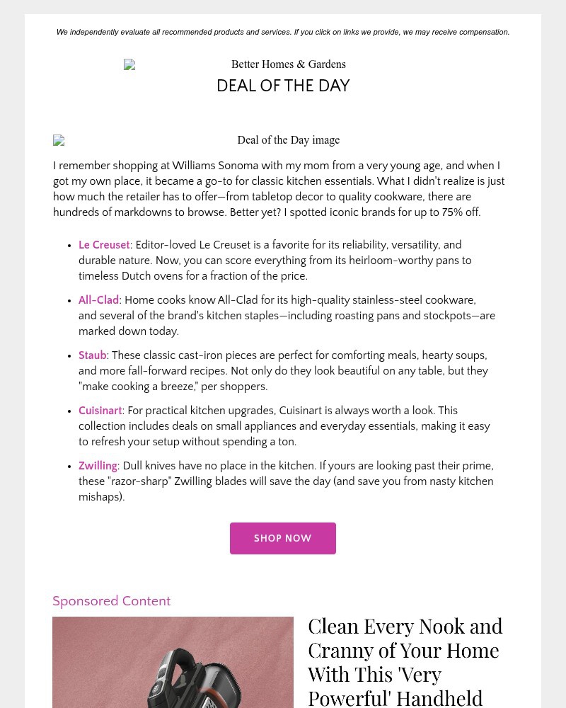 Screenshot of email with subject /media/emails/le-creuset-all-clad-and-more-are-on-secret-sale-at-williams-sonoma-5df265-cropped_QTUq8hY.jpg