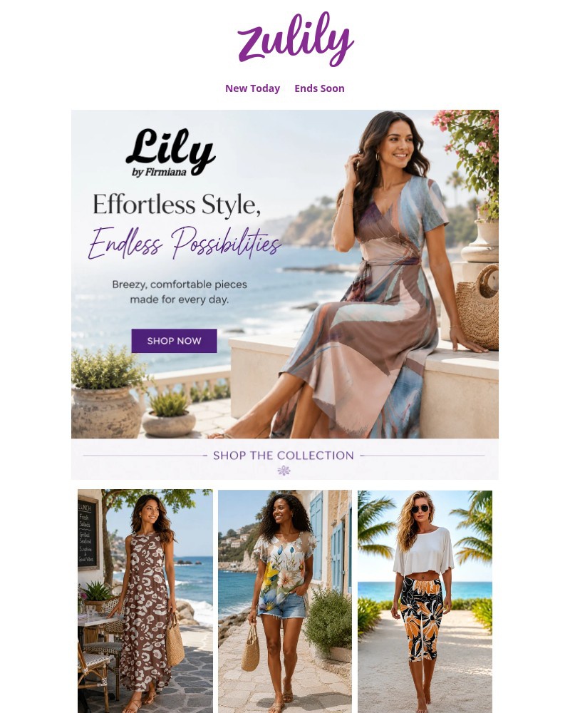 Screenshot of email sent to a Zulily Registered user