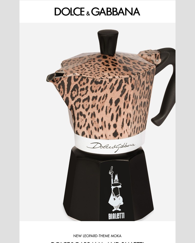 Screenshot of email sent to a Dolce & Gabbana Newsletter subscriber