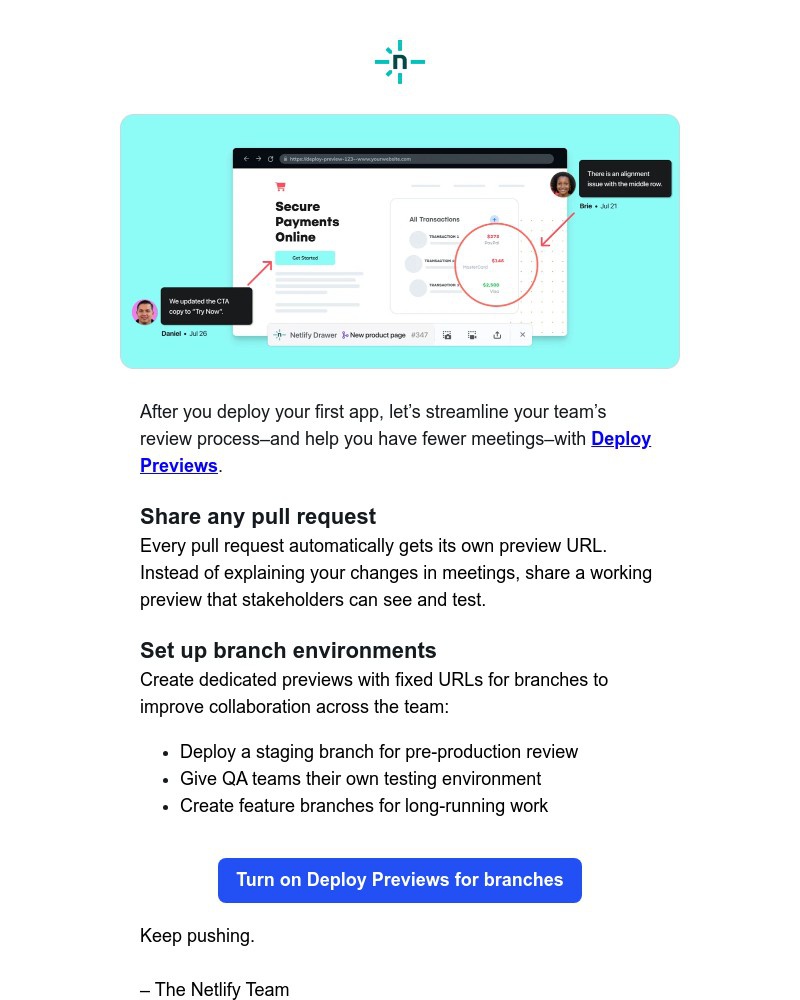 Screenshot of email with subject /media/emails/less-meetings-more-deploy-previews-0b2905-cropped-f385cb40.jpg