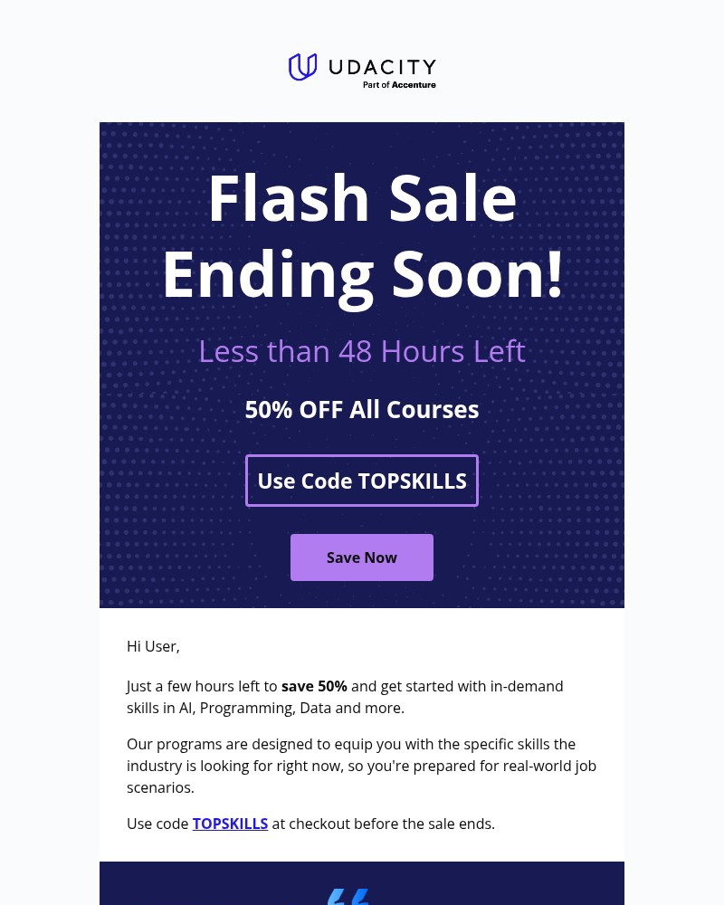 Screenshot of email with subject /media/emails/less-than-48-hours-left-to-get-50-off-e28bef-cropped-6cb58162.jpg
