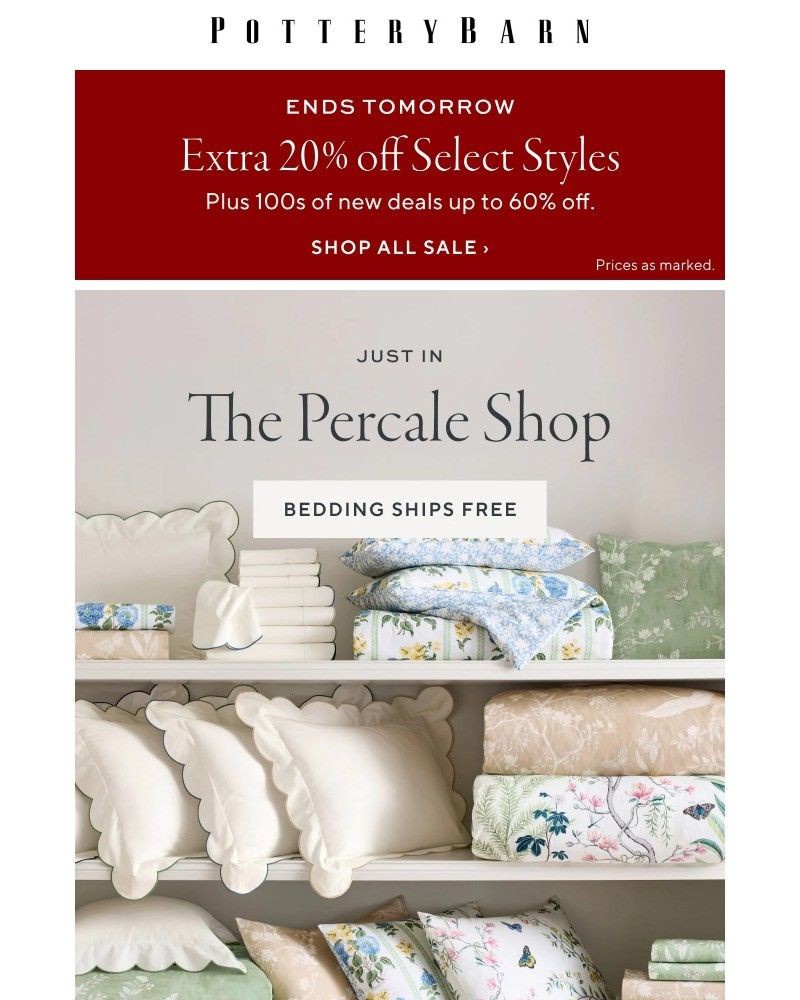 Screenshot of email with subject /media/emails/less-than-48-hrs-for-extra-20-off-just-in-new-percale-bedding-layers-750d51-cropp_dlsmueG.jpg
