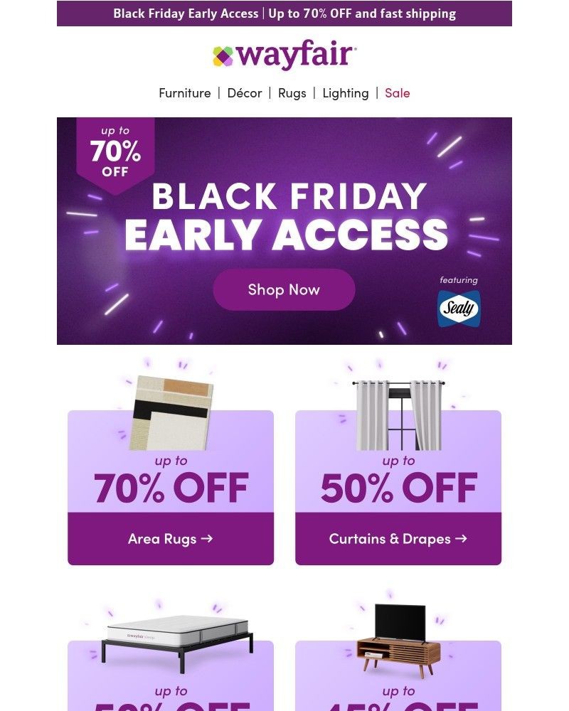 The Black Purple - Latest Emails, Sales & Deals