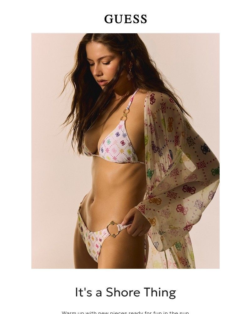 Screenshot of email sent to a Guess Newsletter subscriber