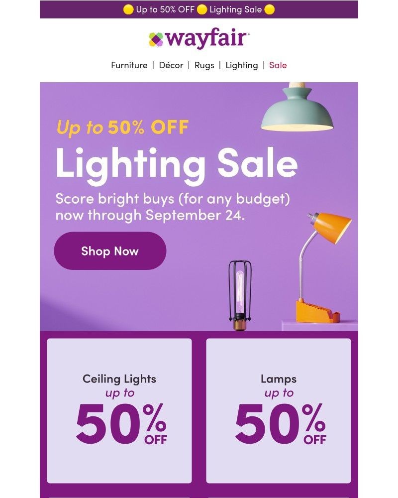 Screenshot of email with subject /media/emails/lighting-sale-5-days-only-3d4282-cropped-da9744a8.jpg