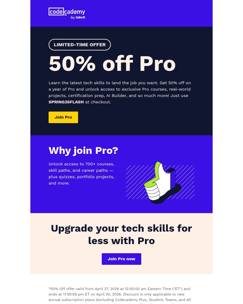 Screenshot of email with subject /media/emails/limited-time-50-off-pro-06e5b8-cropped-4b3a0f08.jpg