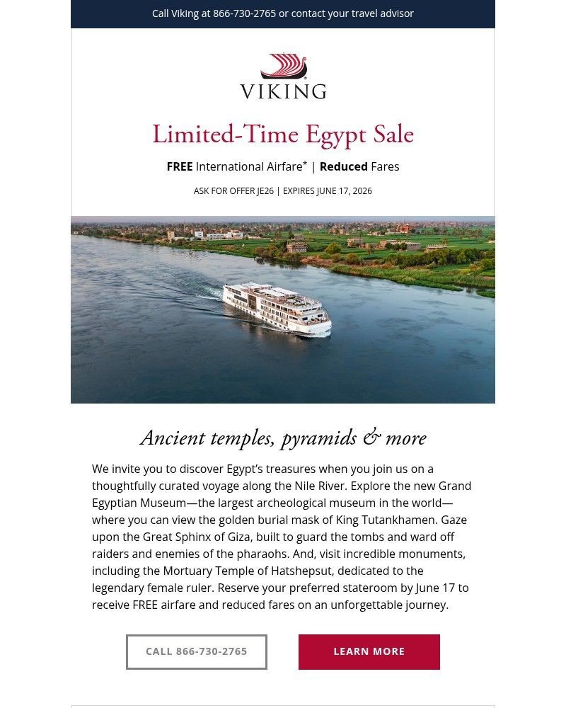 Screenshot of email with subject /media/emails/limited-time-egypt-sale-free-airfare-reduced-fares-4c090c-cropped-5d0a9217.jpg