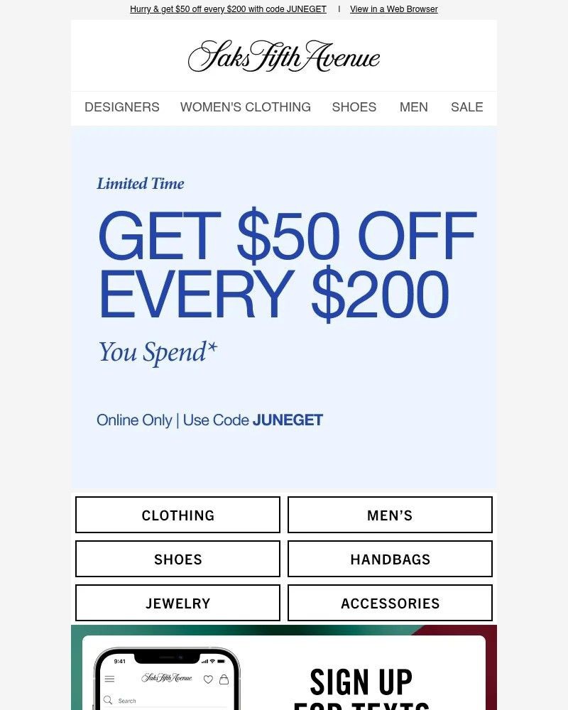 Screenshot of email with subject /media/emails/limited-time-get-50-off-every-200-you-spend-f72e3a-cropped-7a1e6bda.jpg