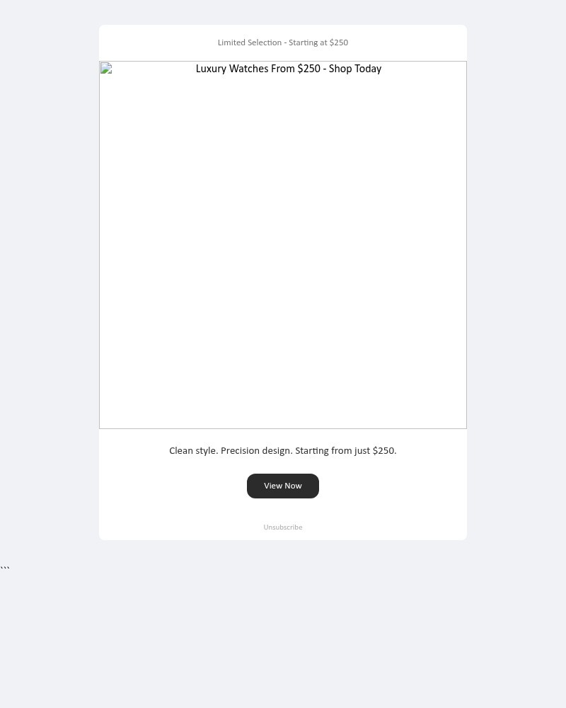 Screenshot of email with subject /media/emails/limited-time-offer-discover-premium-watches-from-250-70eb18-cropped-2f3f4a64.jpg