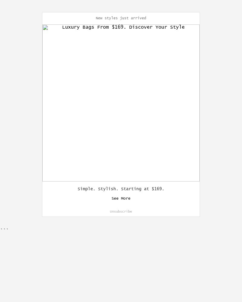Screenshot of email with subject /media/emails/limited-time-offer-everyday-luxury-bags-from-169-9e9482-cropped-d3bd9c24.jpg