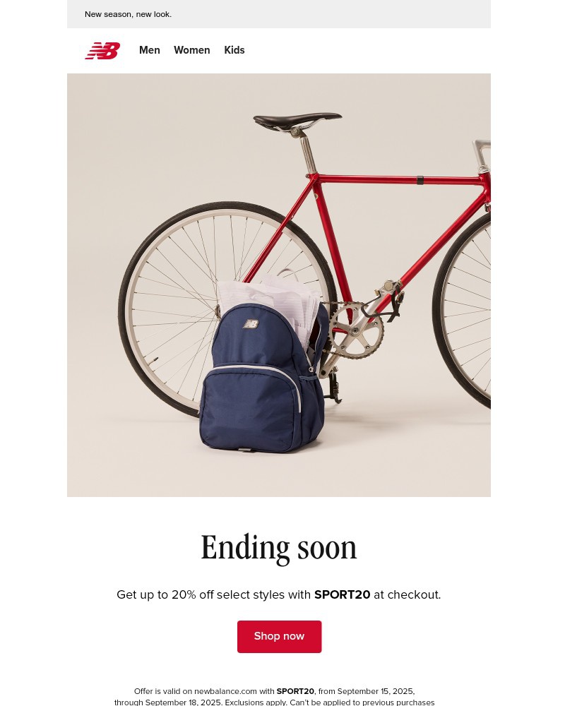 Screenshot of email with subject /media/emails/limited-time-offer-for-20-off-select-styles-421f90-cropped-4171352a.jpg