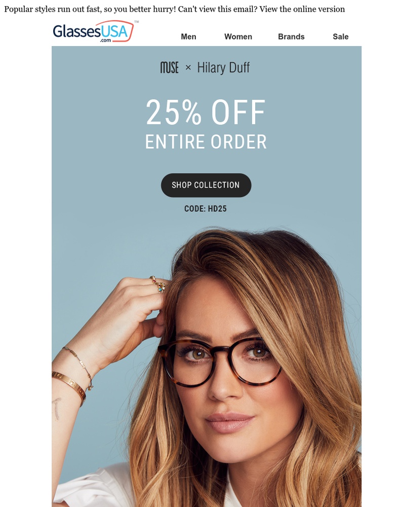 Screenshot of email with subject /media/emails/limited-time-offer-hilary-duff-glasses-collection-wide-discount-cropped-48ad20be.jpg