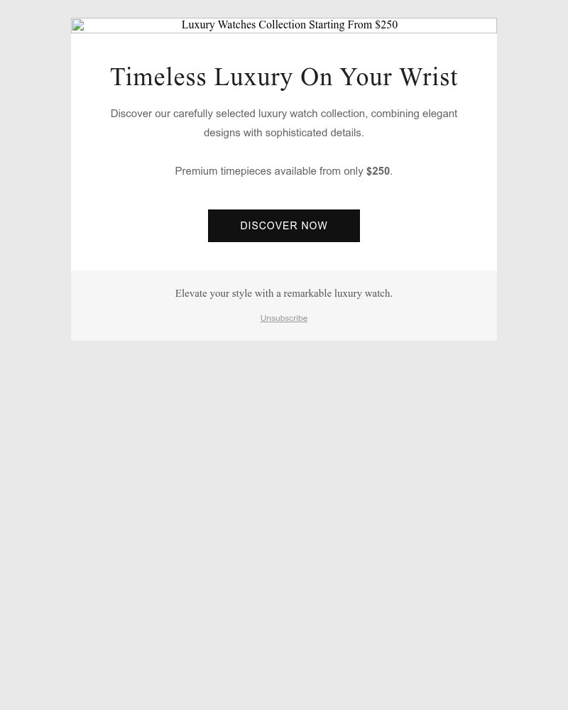 Screenshot of email sent to a Bath & Body Works Newsletter subscriber