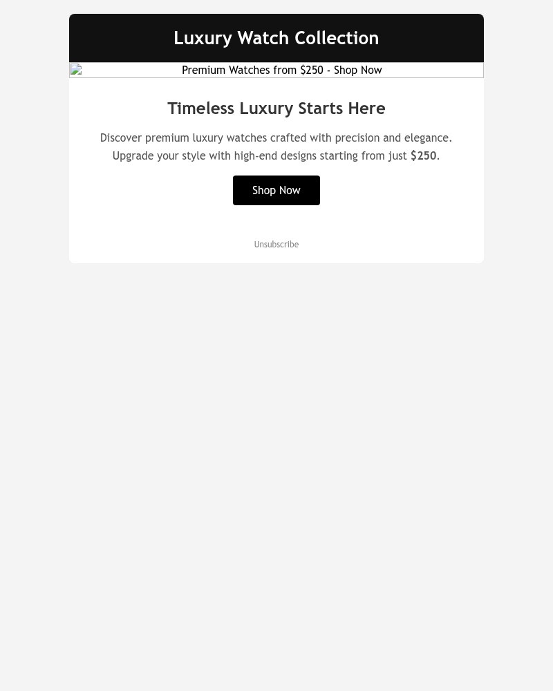 Screenshot of email with subject /media/emails/limited-time-offer-premium-watches-from-250-shop-now-eb1431-cropped-75e8be73.jpg