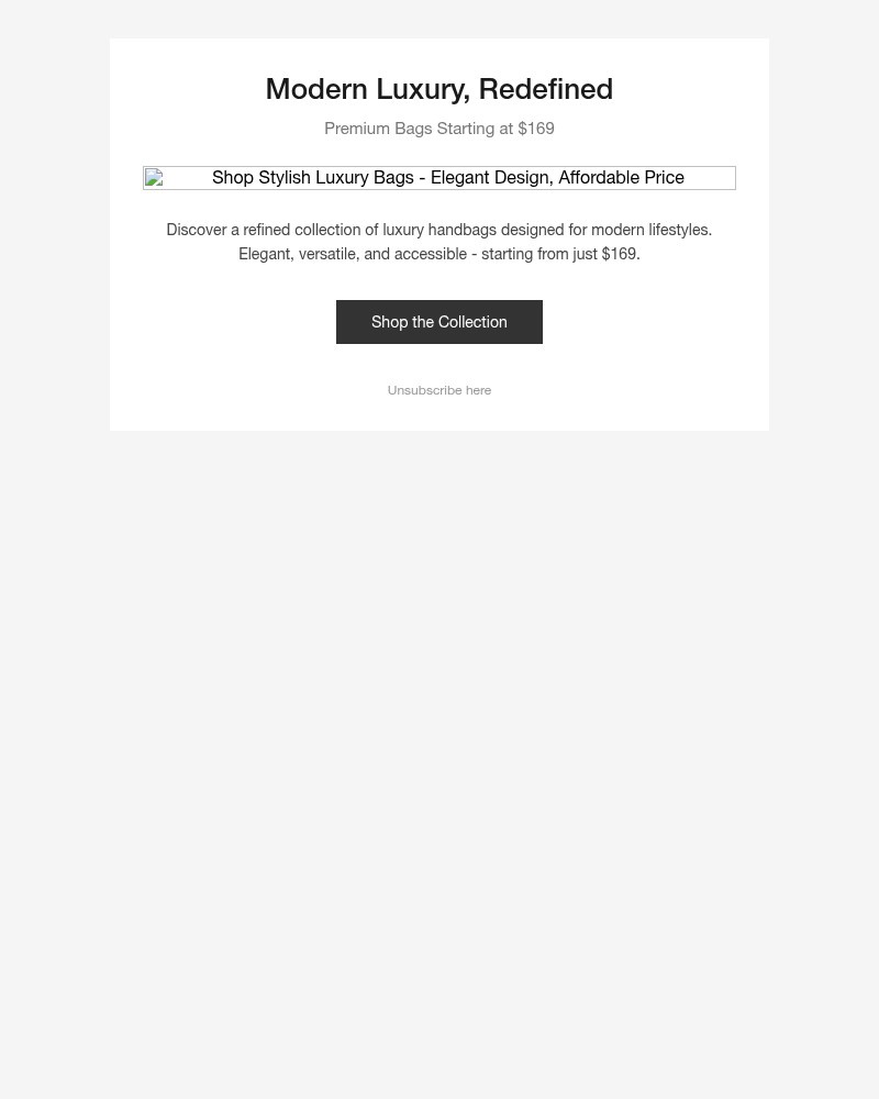 Screenshot of email with subject /media/emails/limited-time-offerluxury-bags-starting-from-169-20ff7b-cropped-6e36c067.jpg