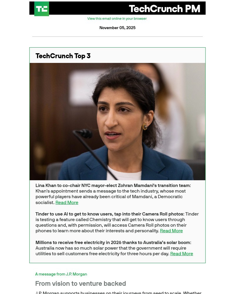 Screenshot of email with subject /media/emails/lina-khan-to-co-chair-nyc-mayor-elect-zohran-mamdanis-transition-team-afe66a-crop_W9aeOMu.jpg