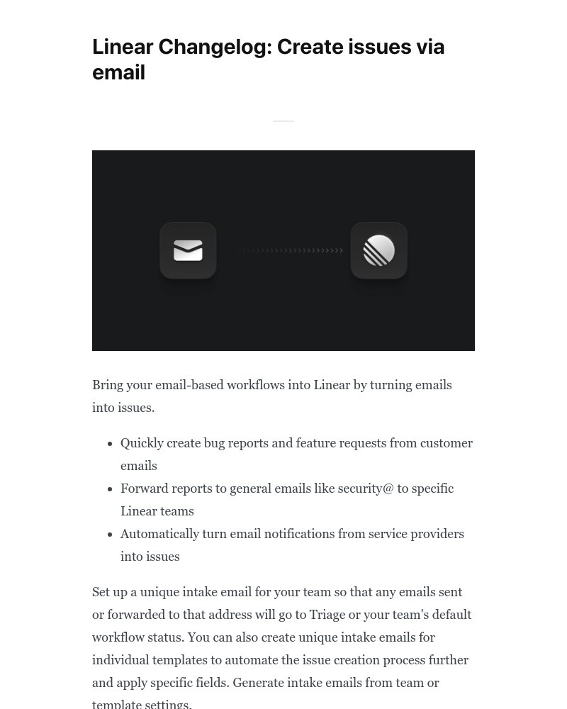 Screenshot of email with subject /media/emails/linear-changelog-create-issues-via-email-595eb0-cropped-6c07bb59.jpg