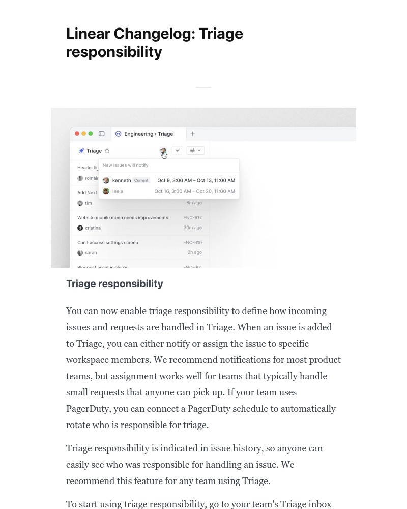 Screenshot of email with subject /media/emails/linear-changelog-triage-responsibility-f50f20-cropped-1a892e40.jpg