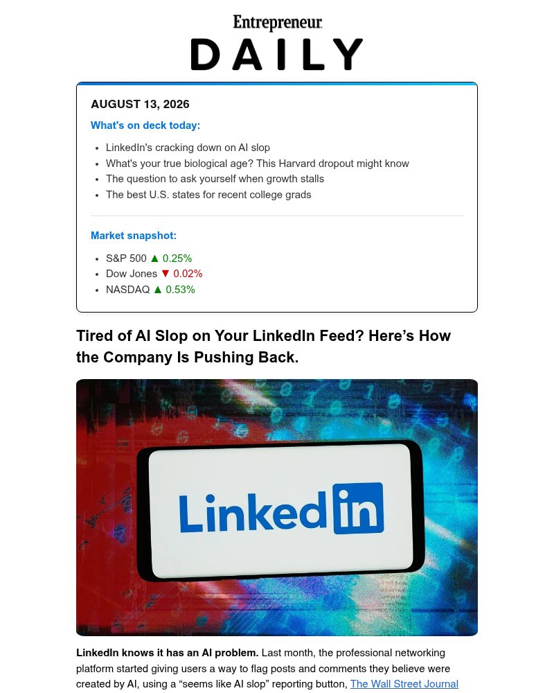 Screenshot of email with subject /media/emails/linkedin-is-putting-a-stop-to-ai-slop-485db8-cropped-04a64e08.jpg