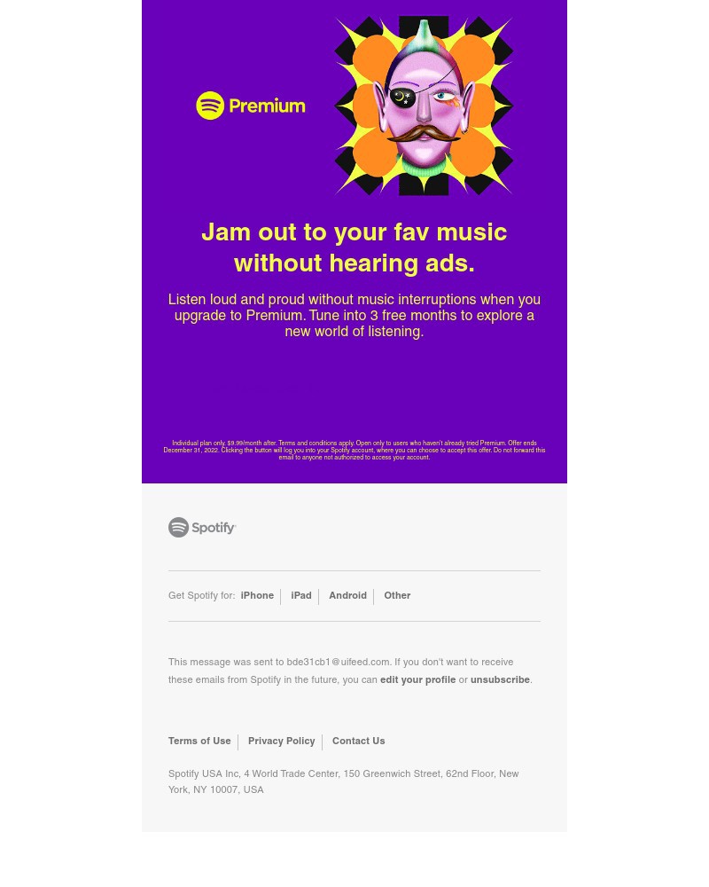 Screenshot of email with subject /media/emails/live-large-get-3-free-months-of-spotify-premium-aa621e-cropped-59825d14.jpg