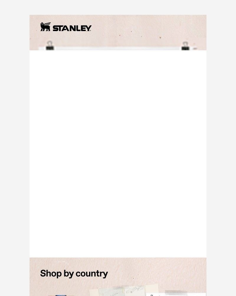 Screenshot of email sent to a Stanley Newsletter subscriber