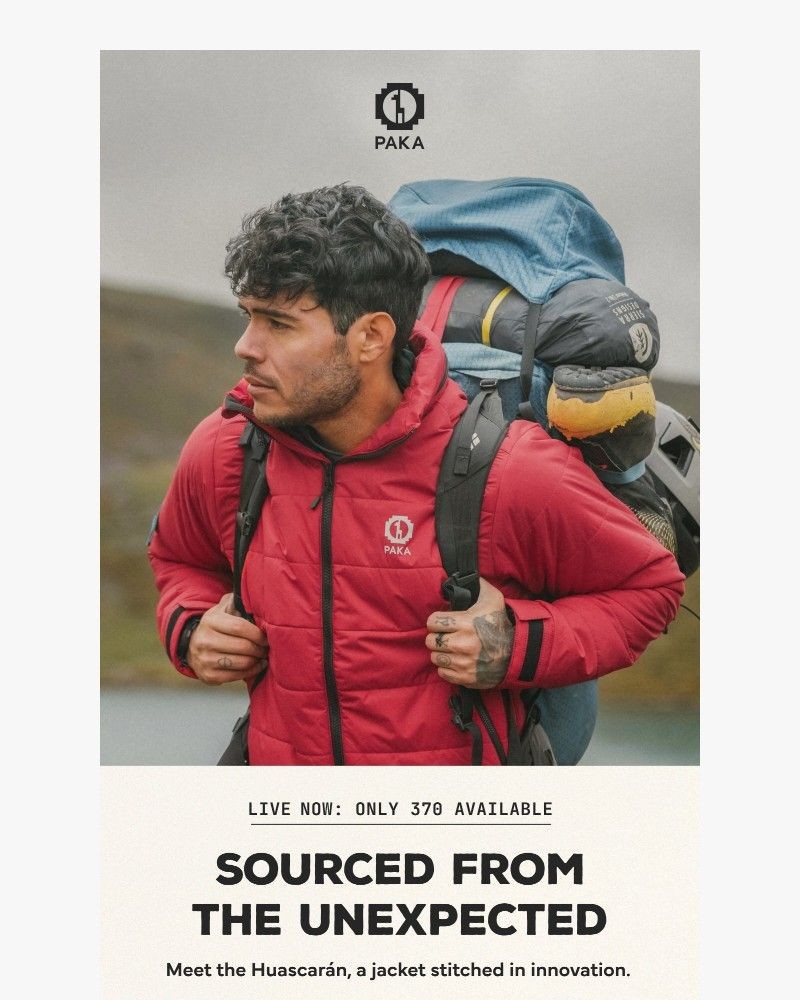 Screenshot of email sent to a Paka Newsletter subscriber