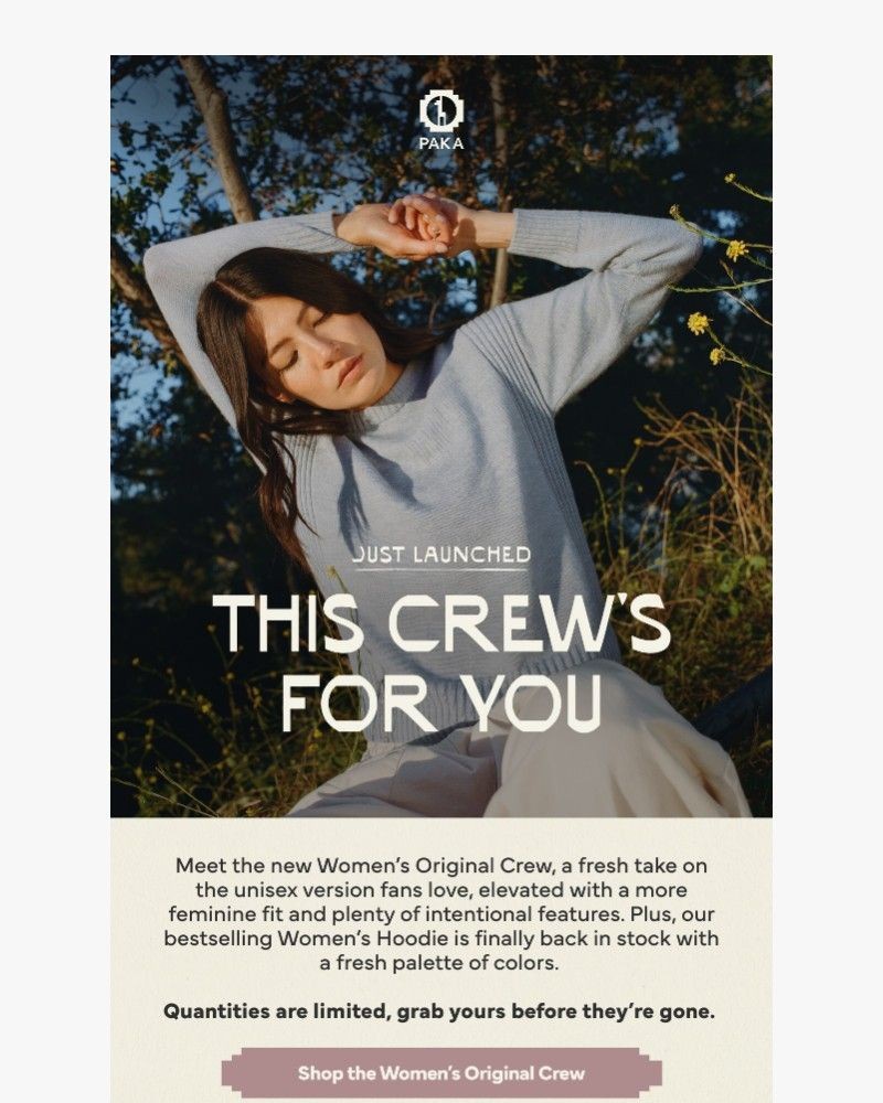 Screenshot of email with subject /media/emails/live-now-womens-original-crew-76cf50-cropped-e6a5c471.jpg