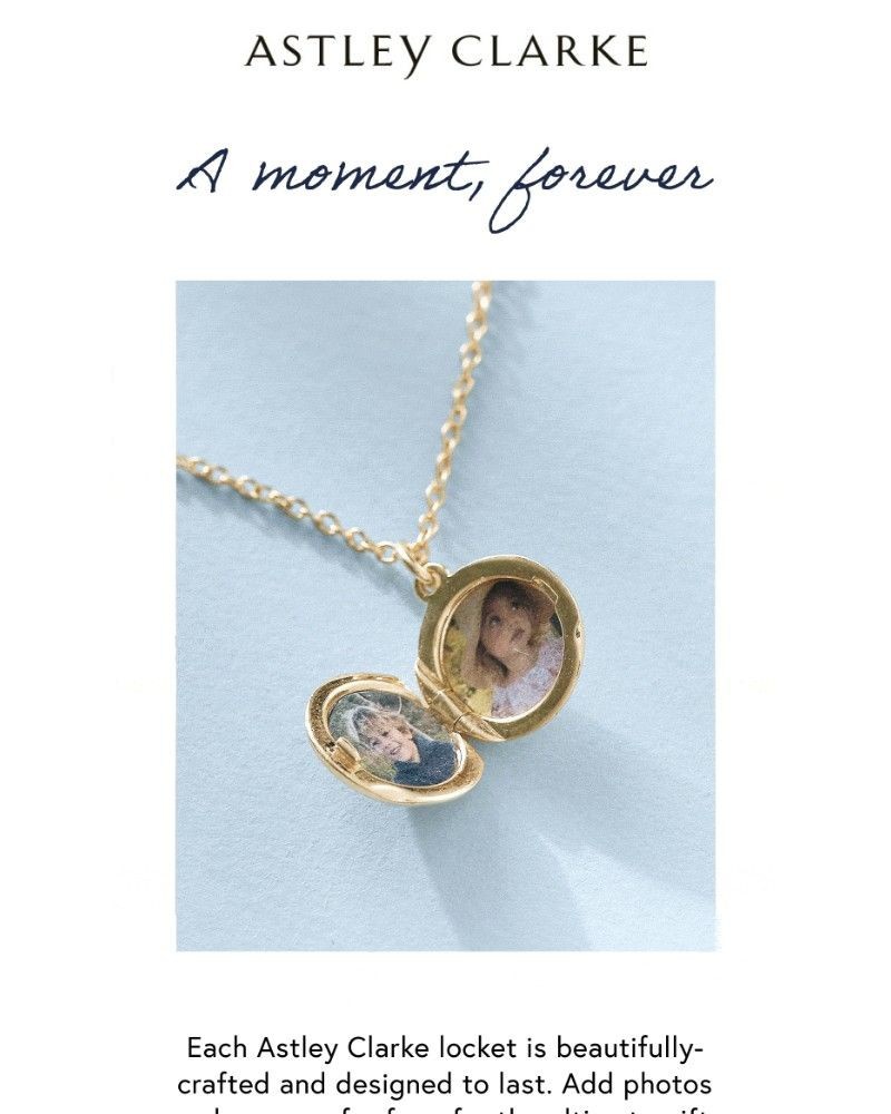 Screenshot of email sent to a Astley Clarke Newsletter subscriber