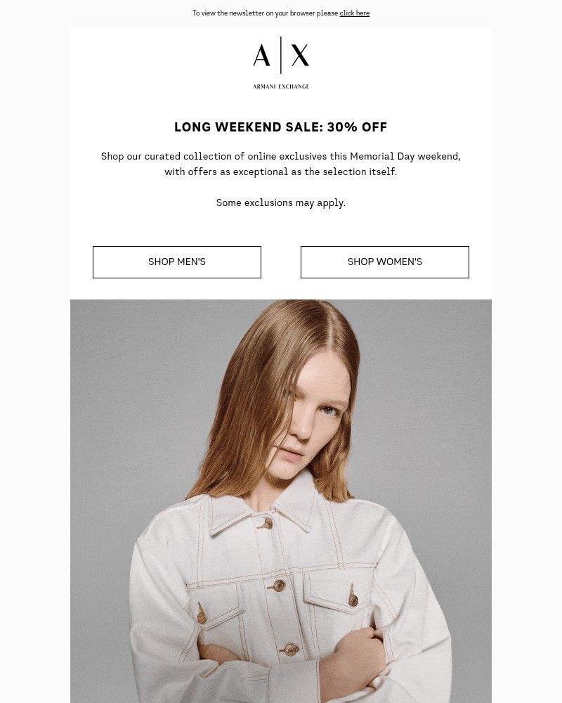 Screenshot of email with subject /media/emails/long-weekend-sale-30-off-d72da6-cropped-73ed2e51.jpg